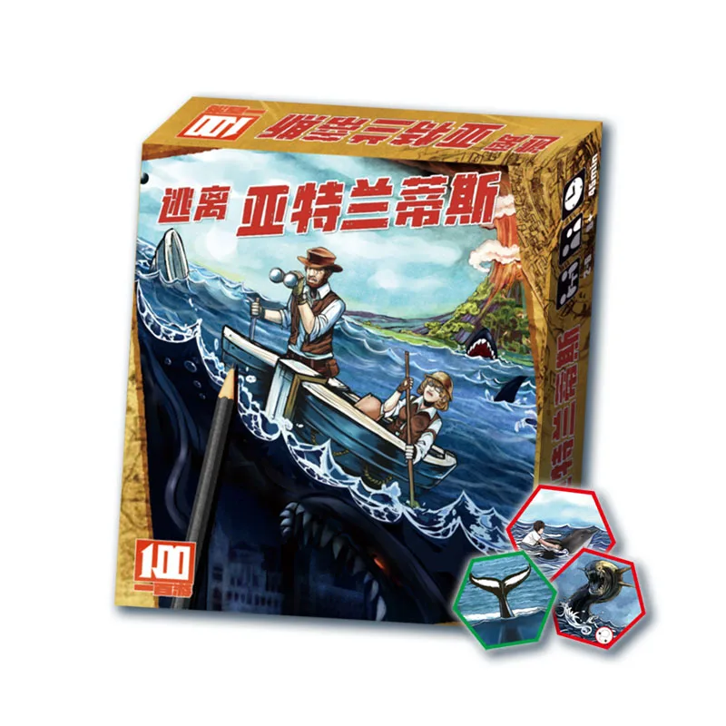 Escape from Atlantis the Lsland with Extended Board Game Escape Game Casual Party Board Games Card
Escape from Atlantis the Lsland with Extended Board Game Escape Game Casual Party Board Games Card