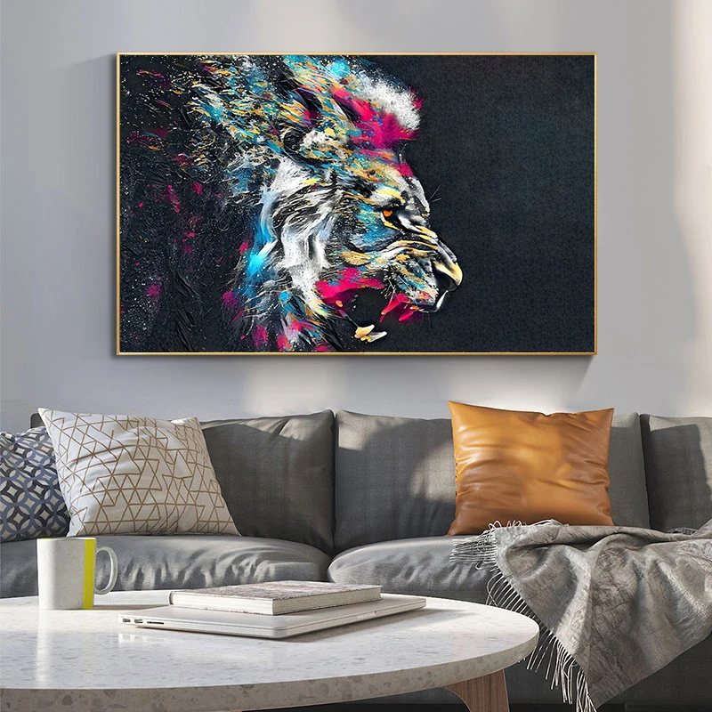 Watercolor Animals Lion Canvas Art Paintings Wall Posters and Prints Lion Modern Art Pictures for Living Room Cuadros Decoration
Watercolor Animals Lion Canvas Art Paintings Wall Posters and Prints Lion Modern Art Pictures for Living Room Cuadros Decoration