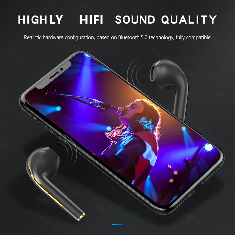 Беспроводная Bluetooth-гарнитура Afalio TWS наушники-вкладыши с супер басами