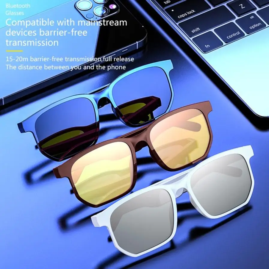 New Smart Glasses Wireless Bluetooth 5.0 Hands-Free Calling Music Audio Sport Headset Eyewear Intelligent Eyeglasses Sunglasses
New Smart Glasses Wireless Bluetooth 5.0 Hands-Free Calling Music Audio Sport Headset Eyewear Intelligent Eyeglasses Sunglasses