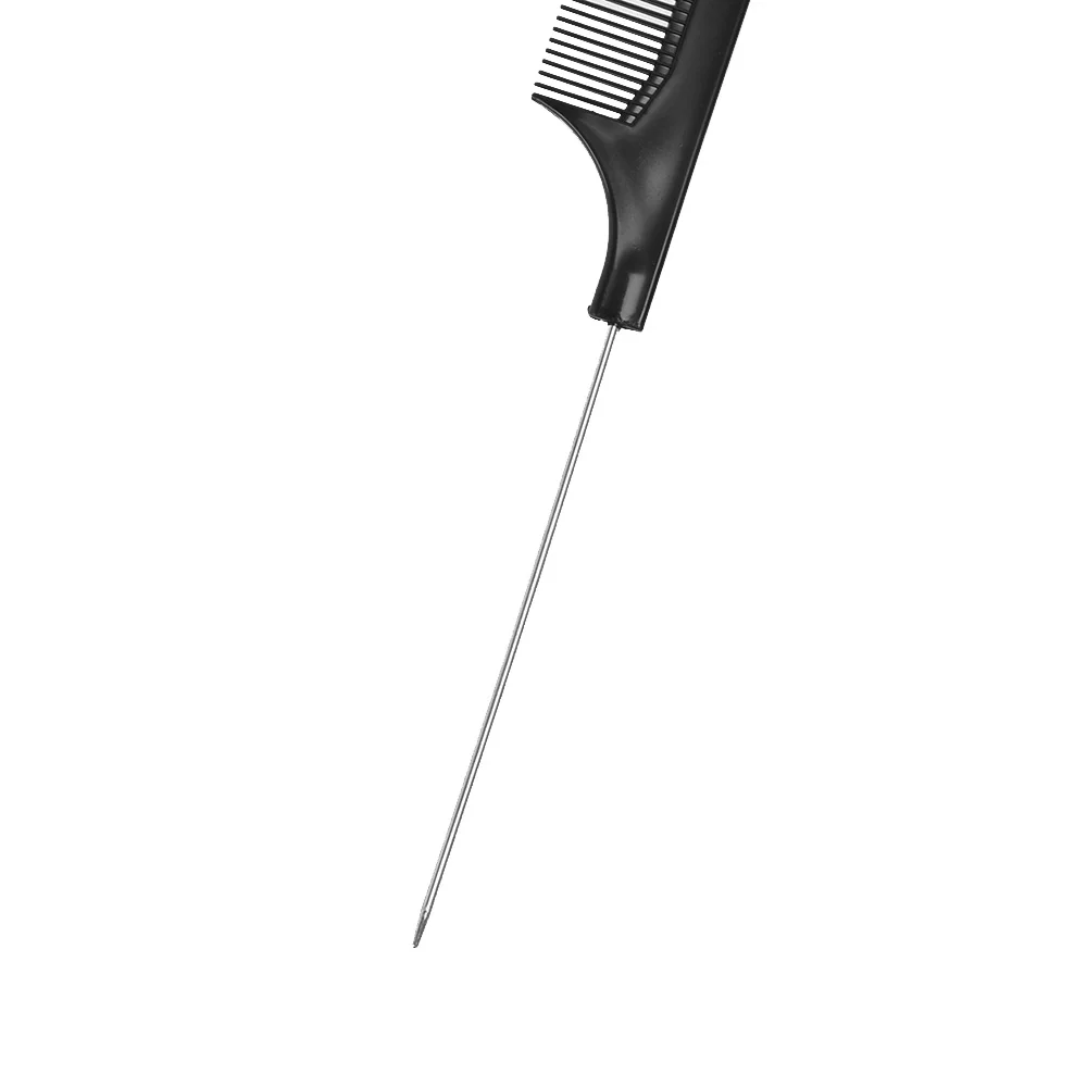 Hot Fashion Black Fine-Tooth Metal Pin Hairdressing Salon Professional Combs Hair Styling Rat Tail Anti-Static Tangle
Hot Fashion Black Fine-Tooth Metal Pin Hairdressing Salon Professional Combs Hair Styling Rat Tail Anti-Static Tangle