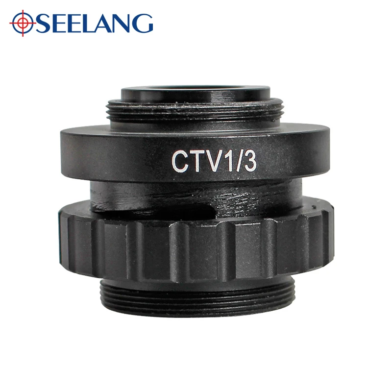 CTV 0 5 Lens1/2 1/3 адаптер для тринокулярного Стерео Зум Микроскопа Камеры микроскопии