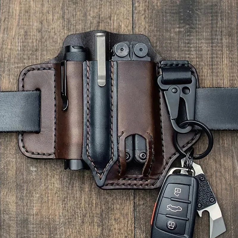 Tactical Multi Tool Belt Leather Bag Portable Tool Storage Bag Holster Outdoor Camping Hunting Waist Leather Pocket Key Chain
Tactical Multi Tool Belt Leather Bag Portable Tool Storage Bag Holster Outdoor Camping Hunting Waist Leather Pocket Key Chain