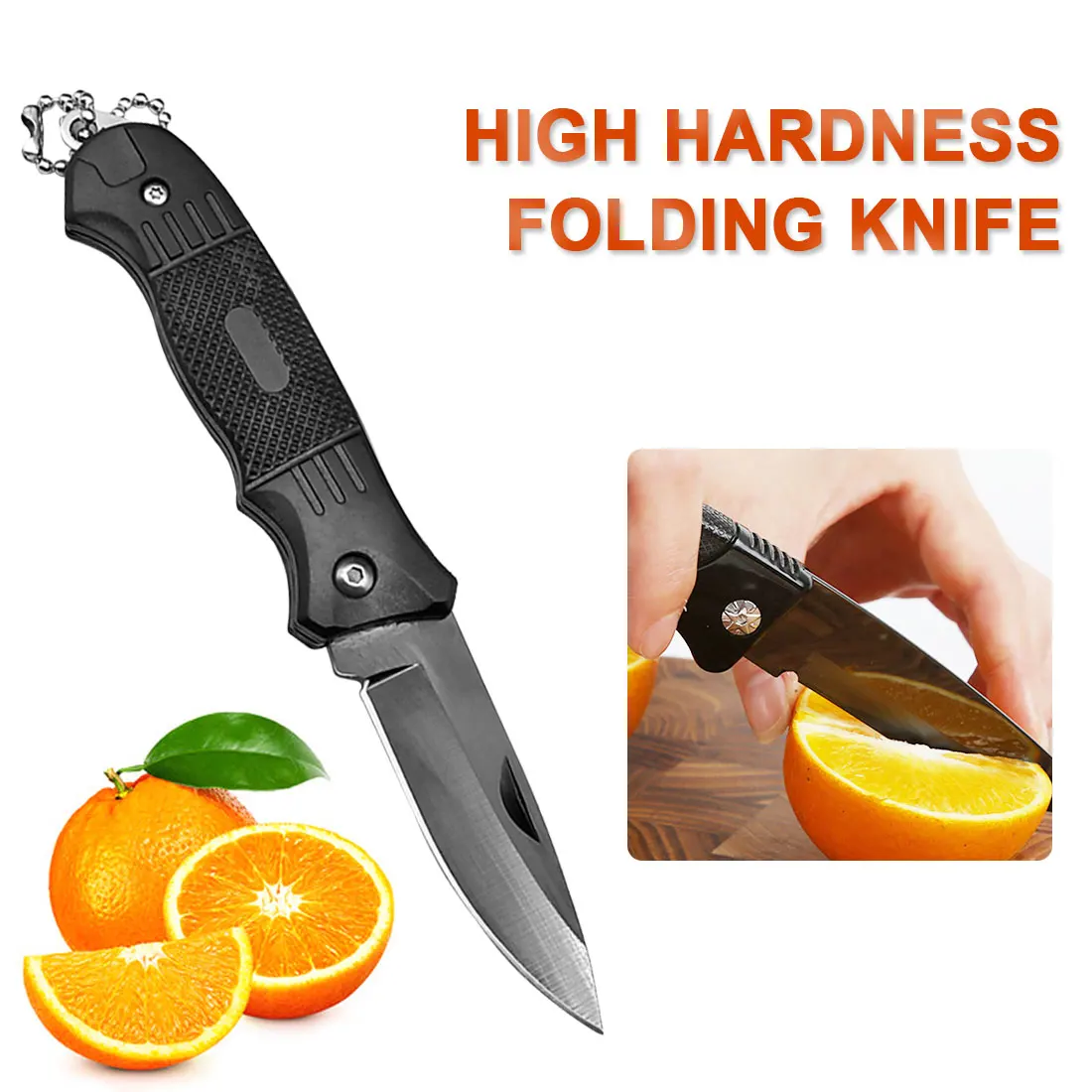 RS jackknife outdoor knife tactical survival knife hunting camp EDC multi-hardness 3Cr13 military survival