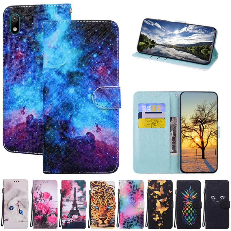 Чехол Y5 2019 для Huawei Кожаный флип-чехол Fundas Y 5 Y52019 чехол телефона Магнитный