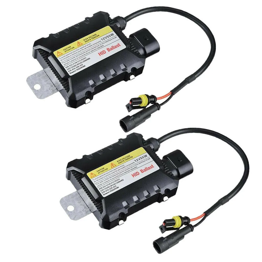 Replacement HID Ballasts 2 Pieces Approx. 75x65mm DC 12V Easy To Install