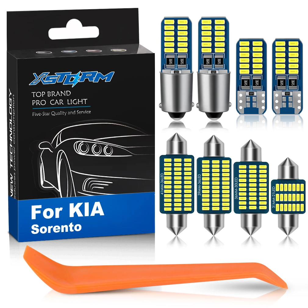 XSTORM For KIA Sorento JC XM UM 2002-2020 Vehicle Canbus Car Interior Lights LED Map Dome Reading Trunk Auto Lamp Bulb 12V
XSTORM For KIA Sorento JC XM UM 2002-2020 Vehicle Canbus Car Interior Lights LED Map Dome Reading Trunk Auto Lamp Bulb 12V