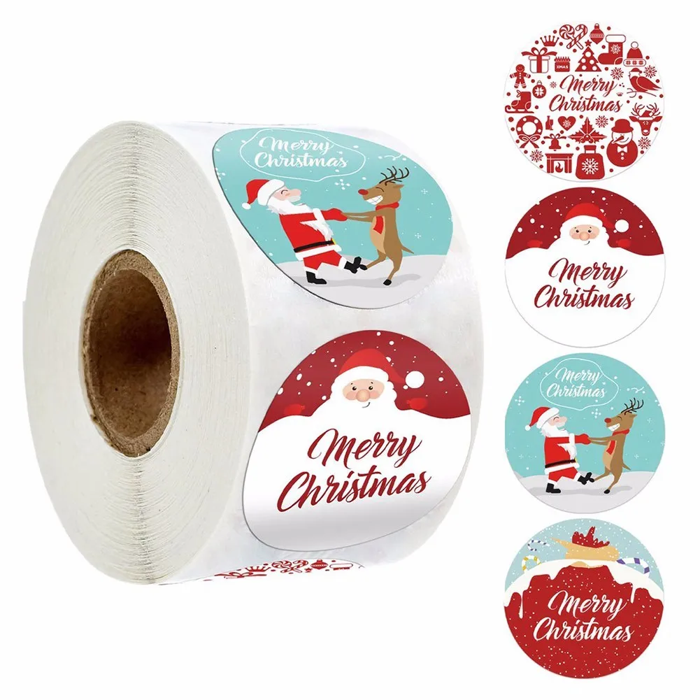 500Pcs Merry Christmas Sticker Santa Snowman Sealing Label Scrapbook DIY Wrapping Gift Box Label Christmas Tags Stickers
500Pcs Merry Christmas Sticker Santa Snowman Sealing Label Scrapbook DIY Wrapping Gift Box Label Christmas Tags Stickers