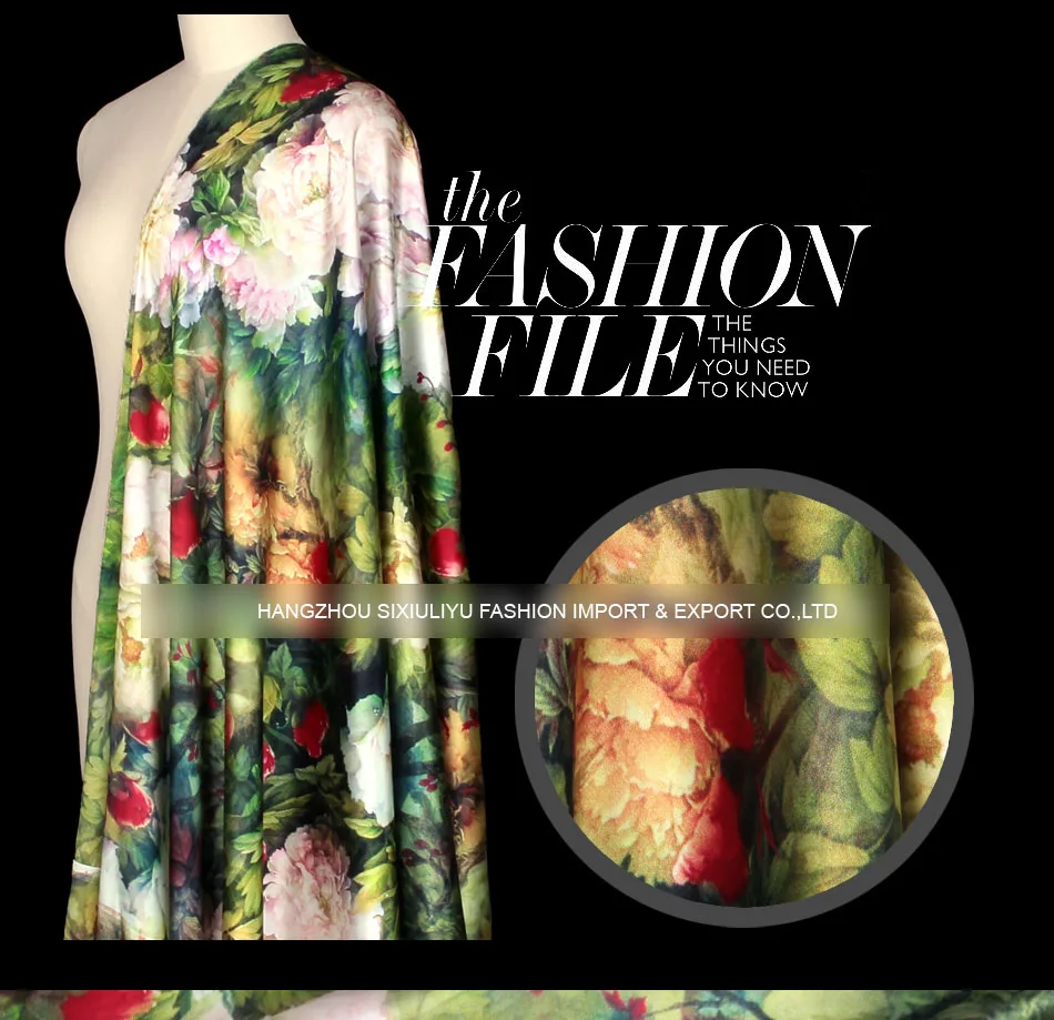 PRINTED SILK STRETCH SATIN 118cm width 19momme/Pure Silk Fabric For Sewing Modern plus size robe/maxi dress
PRINTED SILK STRETCH SATIN 118cm width 19momme/Pure Silk Fabric For Sewing Modern plus size robe/maxi dress