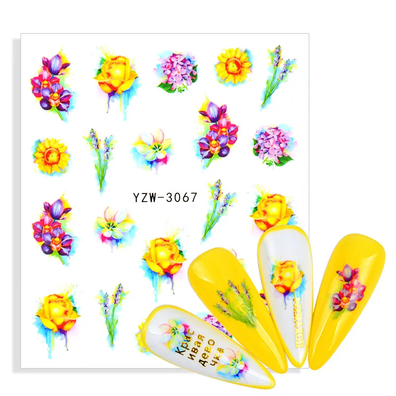 1 Sheet Flower Leaf Vine Stickers For Nails Fashion Purple Flowers Pink Rose Water Transfer Slider Geometry Leaf Nail Art Decals
1 Sheet Flower Leaf Vine Stickers For Nails Fashion Purple Flowers Pink Rose Water Transfer Slider Geometry Leaf Nail Art Decals