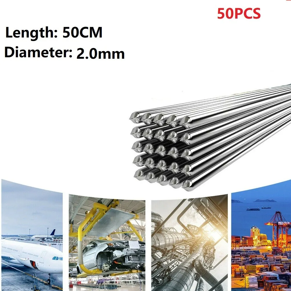 50PCS Aluminum Solution Welding Flux-Cored Rods Wire Brazing Rod 2.0MM For Soldering Aluminum No Need Solder Powder
50PCS Aluminum Solution Welding Flux-Cored Rods Wire Brazing Rod 2.0MM For Soldering Aluminum No Need Solder Powder
