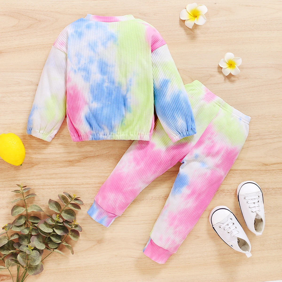 Baby Boy Girl Tie-dye Suit Long Sleeve+Trousers Elastic Waist Ribbed Clothes Set Autumn Spring Clothing
Baby Boy Girl Tie-dye Suit Long Sleeve+Trousers Elastic Waist Ribbed Clothes Set Autumn Spring Clothing