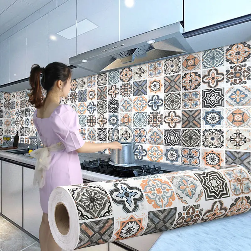 Kitchen Oil-Proof Diy Wall Stickers Self-Adhesive Wallpapers Home Decor Bathroom Moisture-Proof Waterproof Vinyl 3D Tile Pee
Kitchen Oil-Proof Diy Wall Stickers Self-Adhesive Wallpapers Home Decor Bathroom Moisture-Proof Waterproof Vinyl 3D Tile Pee