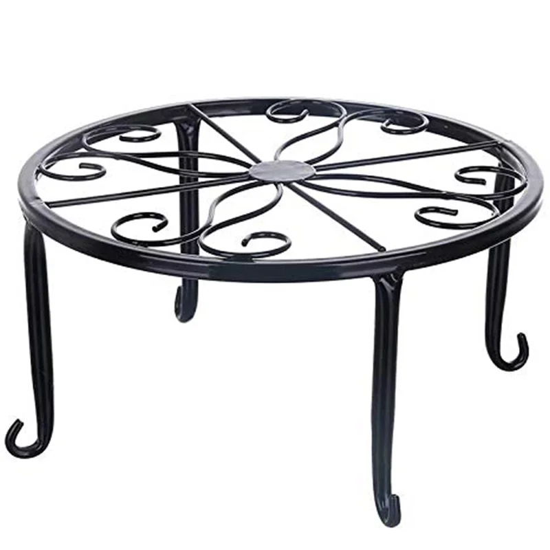 3 Pack Metal Potted Plant Stand Floor Flower Pot Rack Decorative Pot Garden Container Round Supports Rack (Black)
3 Pack Metal Potted Plant Stand Floor Flower Pot Rack Decorative Pot Garden Container Round Supports Rack (Black)
