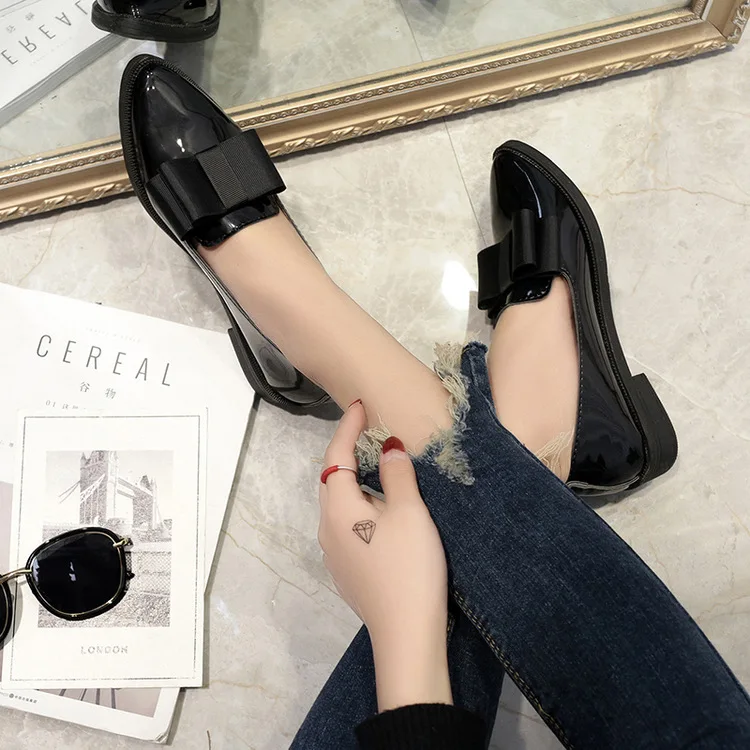 Classic Brand Shoes Women Casual Pointed Toe Black Oxford Shoes For Women Flats Comfortable Slip On Women Shoes 758
Classic Brand Shoes Women Casual Pointed Toe Black Oxford Shoes For Women Flats Comfortable Slip On Women Shoes 758