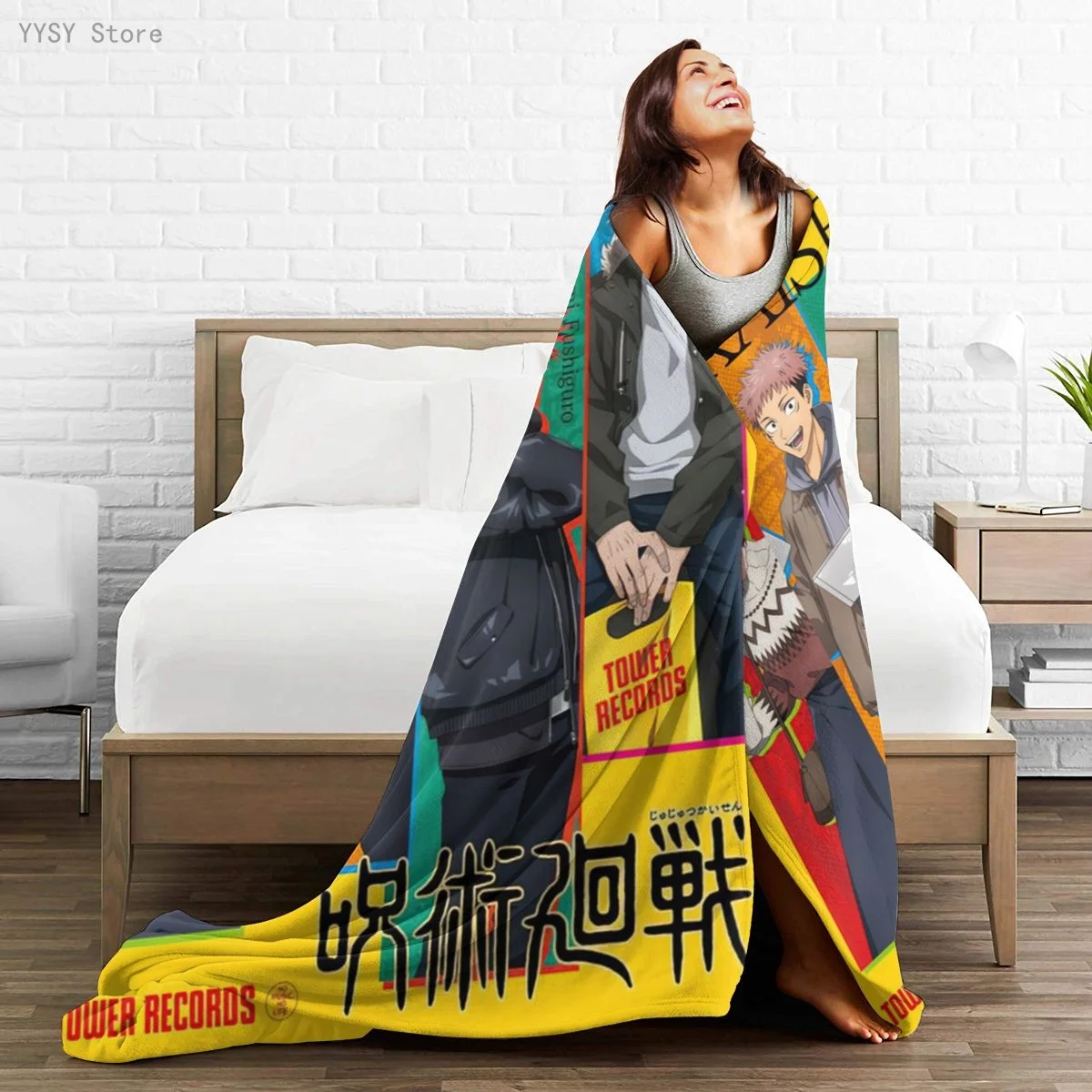 Jujutsu Kaisen (19) Anime printed Ultra-Soft Micro Fleece Blanket flannel throw Sherpa bedspread bedding sofa
Jujutsu Kaisen (19) Anime printed Ultra-Soft Micro Fleece Blanket flannel throw Sherpa bedspread bedding sofa