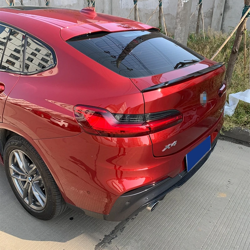 UBUYUWANT Gloosy Черный задний багажник спойлер для BMW X4 G02 2019 2020 Спойлер ABS автомобильное