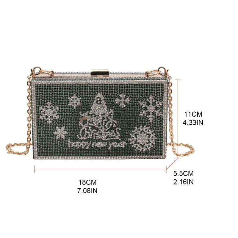 Christmas Tree Clutch Purses for Women Evening Rhinestone Handbags Dinner Bag 20CA
Christmas Tree Clutch Purses for Women Evening Rhinestone Handbags Dinner Bag 20CA