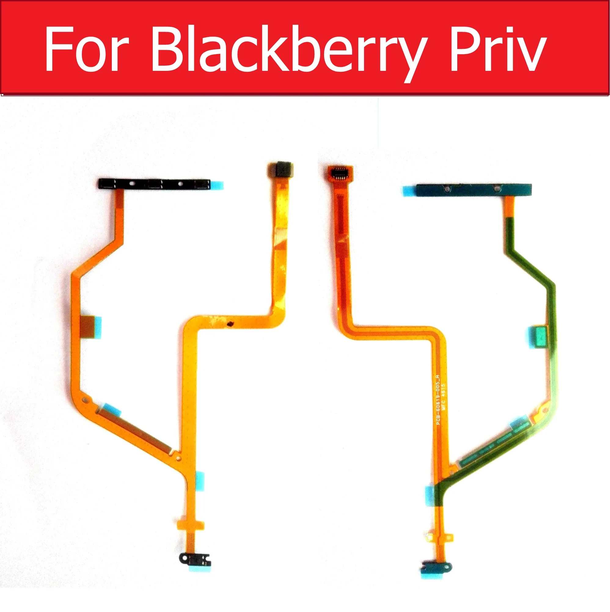 

On Off Power Flex Cable For BlackBerry Priv Venice Volume Down And Up Flex Ribbon Cable Side Key Button Replacement Repair