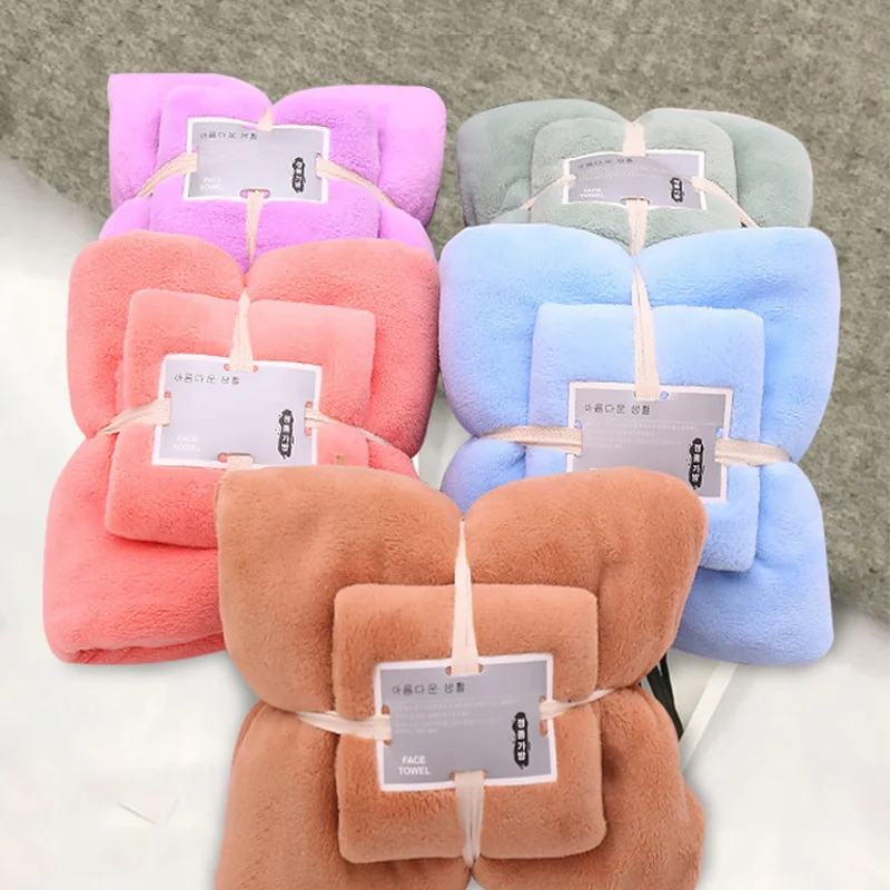 Microfiber Absorbent Towel Set Thicken Coral Fleece Face Hand Large Bath Towels Solid Color Super Soft Dry Hair towel Washcloth
Microfiber Absorbent Towel Set Thicken Coral Fleece Face Hand Large Bath Towels Solid Color Super Soft Dry Hair towel Washcloth