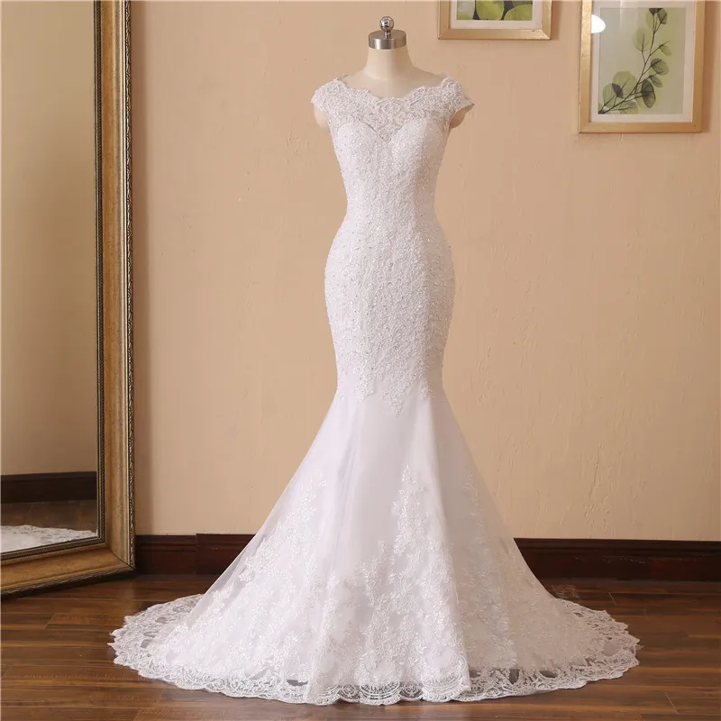 Beautiful lace flowers new Wedding Dress 2021 mermaid vestidos de noiva robe de mariage bridal dress Free shipping
Beautiful lace flowers new Wedding Dress 2021 mermaid vestidos de noiva robe de mariage bridal dress Free shipping