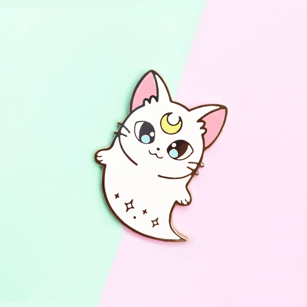 Fashion Kawaii Sailor Moons Pastel Hard Enamel Pin Beautiful Moon Cat Brooch Cartoon Animals Medal Japanese Anime Fan Unique Gif
Fashion Kawaii Sailor Moons Pastel Hard Enamel Pin Beautiful Moon Cat Brooch Cartoon Animals Medal Japanese Anime Fan Unique Gif