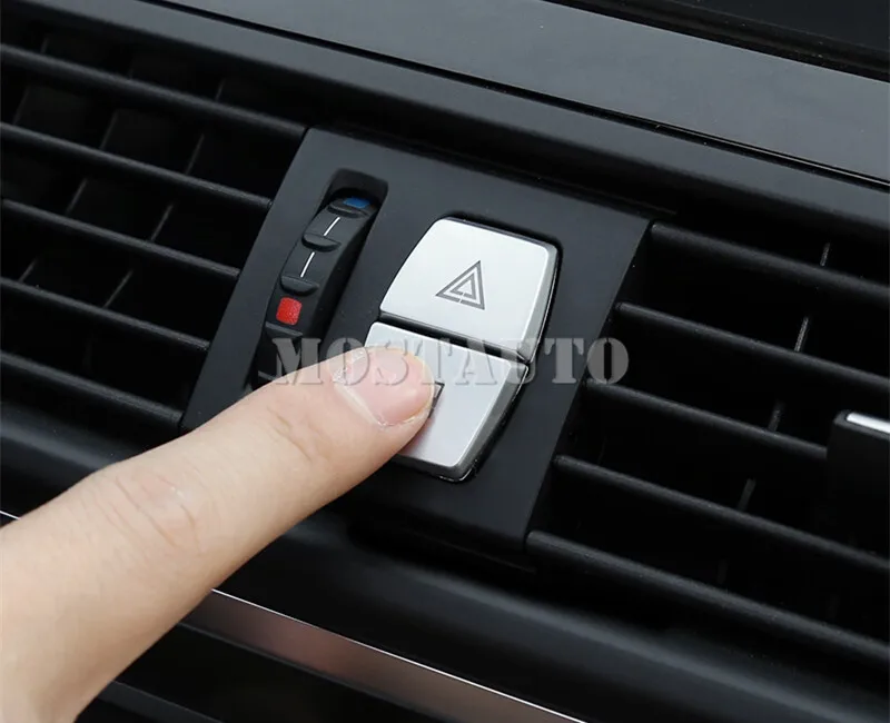 Для BMW 5 серия F10 F11 внутренняя консоли Предупреждение лампа Кнопка накладка 2011-2016 2