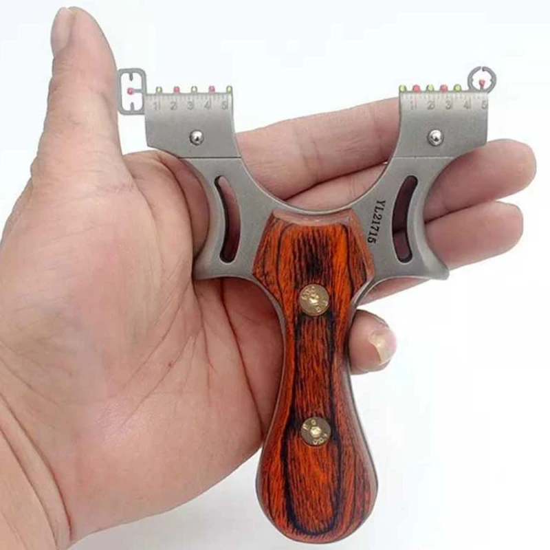 Wooden Handle 304 Stainless Steel Slingshot Feels Very Comfortable Outdoor Hunting Sport With Fiber Optic Slingshot Catapult
Wooden Handle 304 Stainless Steel Slingshot Feels Very Comfortable Outdoor Hunting Sport With Fiber Optic Slingshot Catapult