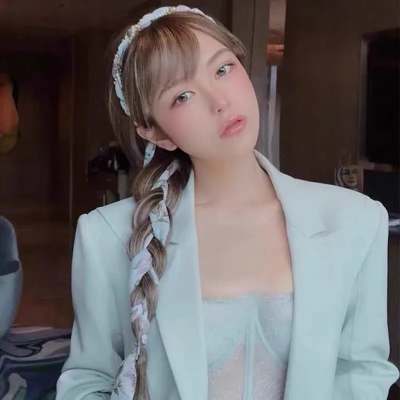 Fashion Braided Pearl Headbands Flower Printed Bowknot Hairbands Ladies Long Ribbon Hair Hoops Hair Accessories for Women Girls
Fashion Braided Pearl Headbands Flower Printed Bowknot Hairbands Ladies Long Ribbon Hair Hoops Hair Accessories for Women Girls