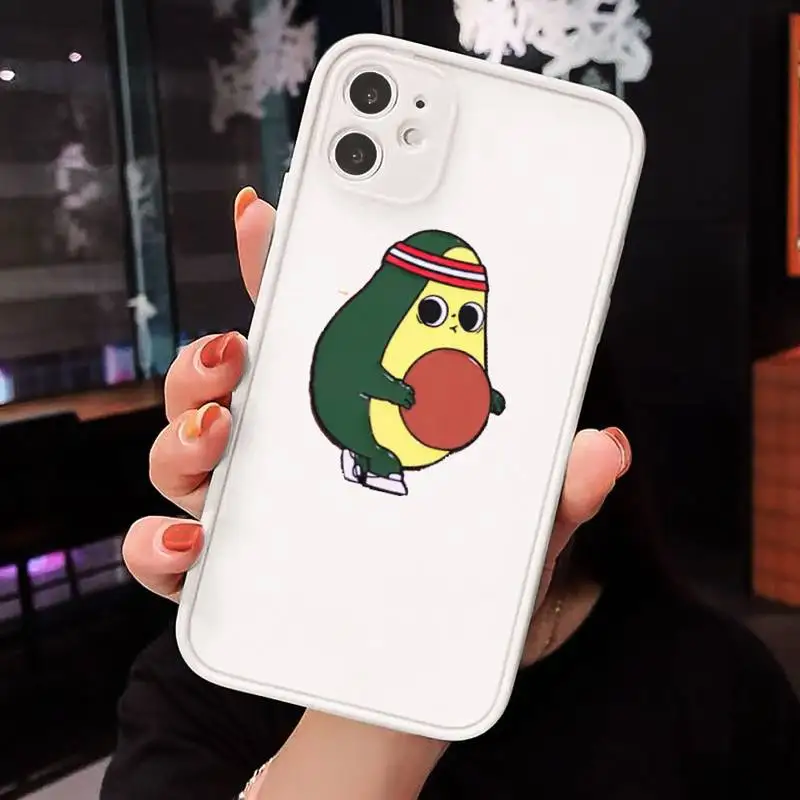 Cute avocado cartoon fruit Phone Cases Matte Transparent for iPhone 7 8 11 12 s mini pro X XS XR MAX Plus cover funda shell 
Cute avocado cartoon fruit Phone Cases Matte Transparent for iPhone 7 8 11 12 s mini pro X XS XR MAX Plus cover funda shell