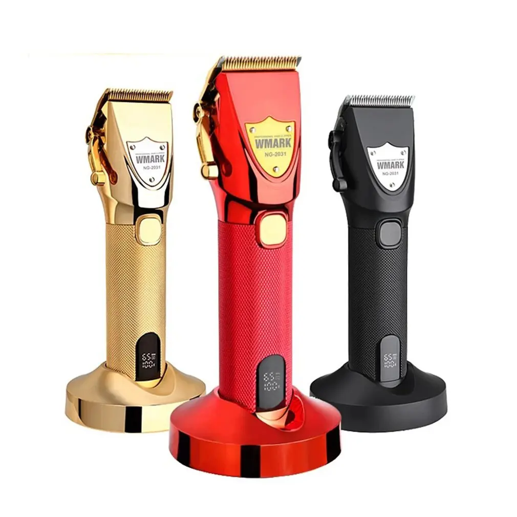 Professional All-Metal Hair Clipper With Charge Base LED Display Three Adjustable Pole Hair Salon Barber Scissor
Professional All-Metal Hair Clipper With Charge Base LED Display Three Adjustable Pole Hair Salon Barber Scissor