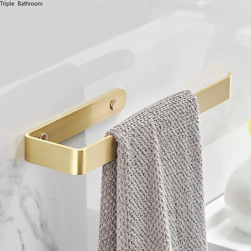 Golden Aluminum Alloy Bathroom Accessories Shelf Kitchen Wall Shelves Shower Basket Storage Rack Towel Bar Robe Hooks Punch-free 
Golden Aluminum Alloy Bathroom Accessories Shelf Kitchen Wall Shelves Shower Basket Storage Rack Towel Bar Robe Hooks Punch-free