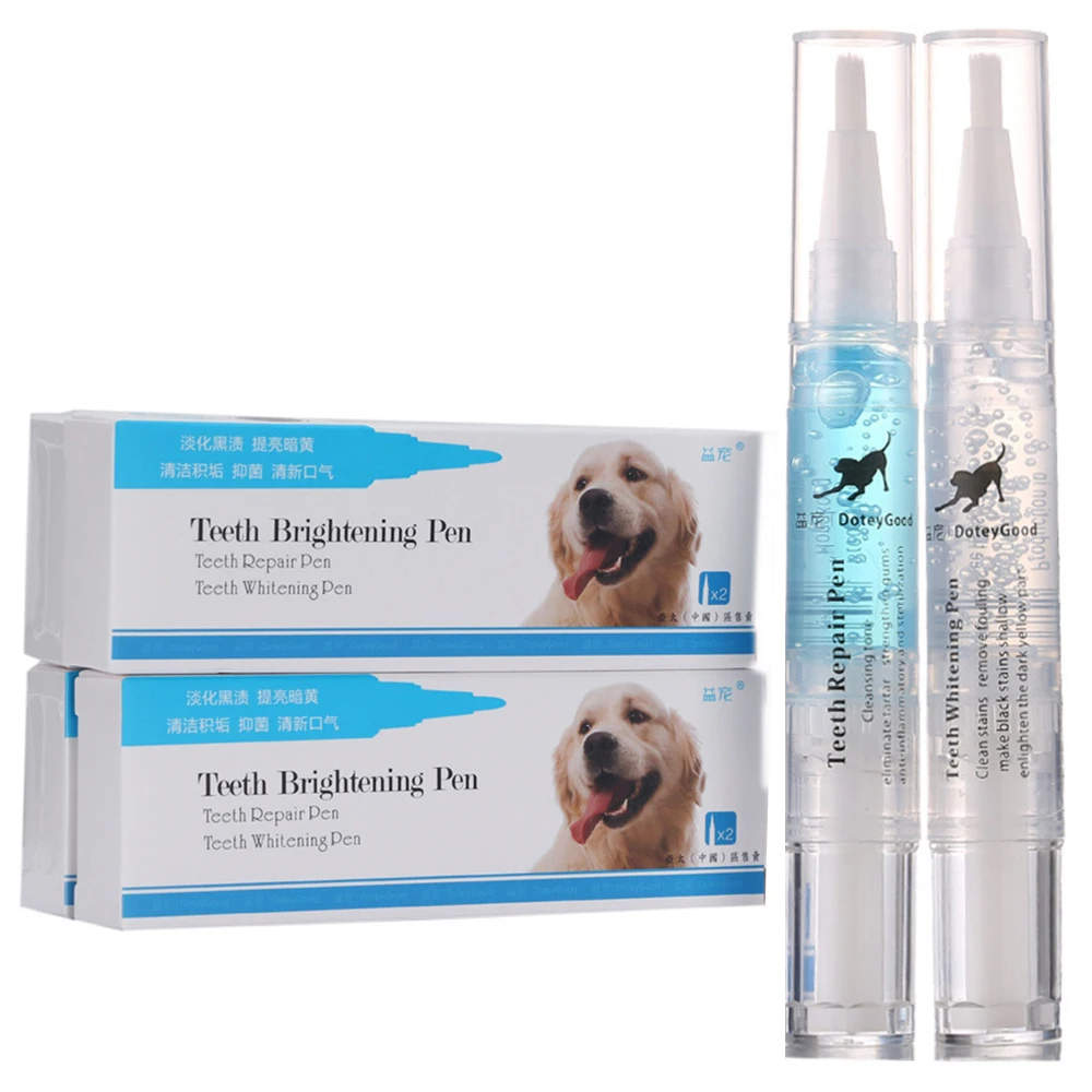 2PCS Dog Cat Pet Teeth Cleaning Pen Kit Brightening Grooming Toothbrush Dental Calculus Safe Tartar Remove Tool Mouth Fresh
2PCS Dog Cat Pet Teeth Cleaning Pen Kit Brightening Grooming Toothbrush Dental Calculus Safe Tartar Remove Tool Mouth Fresh