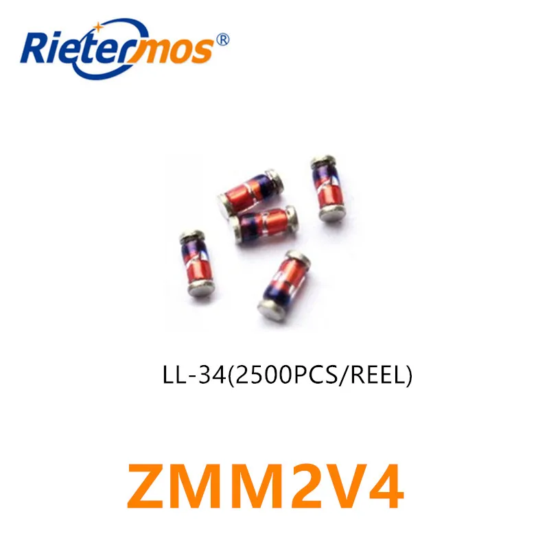 2500PCS ZMM2V4 LL34 1206 2.4V 0.5W SMD 
2500PCS ZMM2V4 LL34 1206 2.4V 0.5W SMD