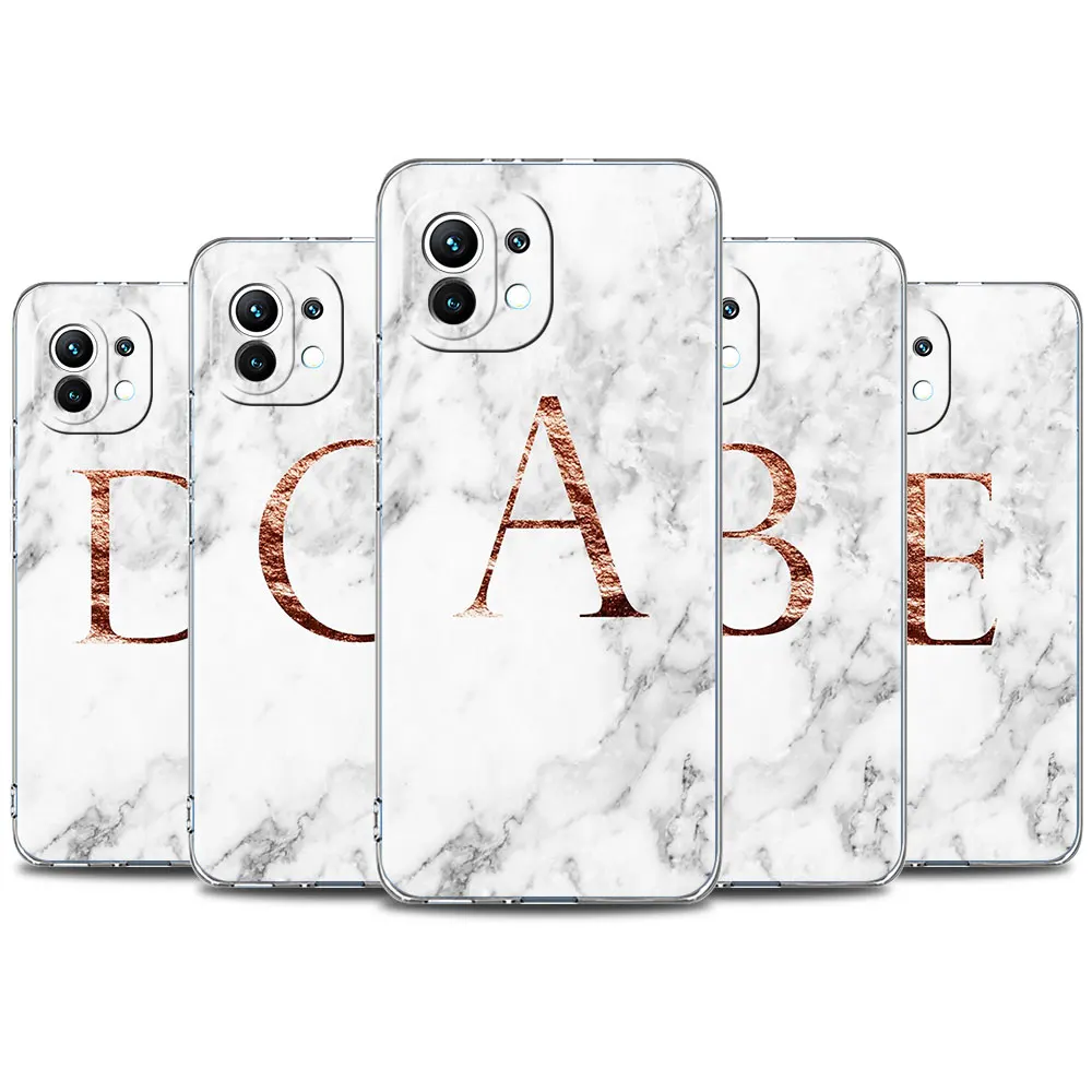 Letter Rose Marble A-L Claer TPU Phone Case For Xiaomi Mi 11 Ultra 11T Note 10 Pro 5G 10S 10T CC9 CC9E 9 SE A2 8 Lite Cover Bag
Letter Rose Marble A-L Claer TPU Phone Case For Xiaomi Mi 11 Ultra 11T Note 10 Pro 5G 10S 10T CC9 CC9E 9 SE A2 8 Lite Cover Bag