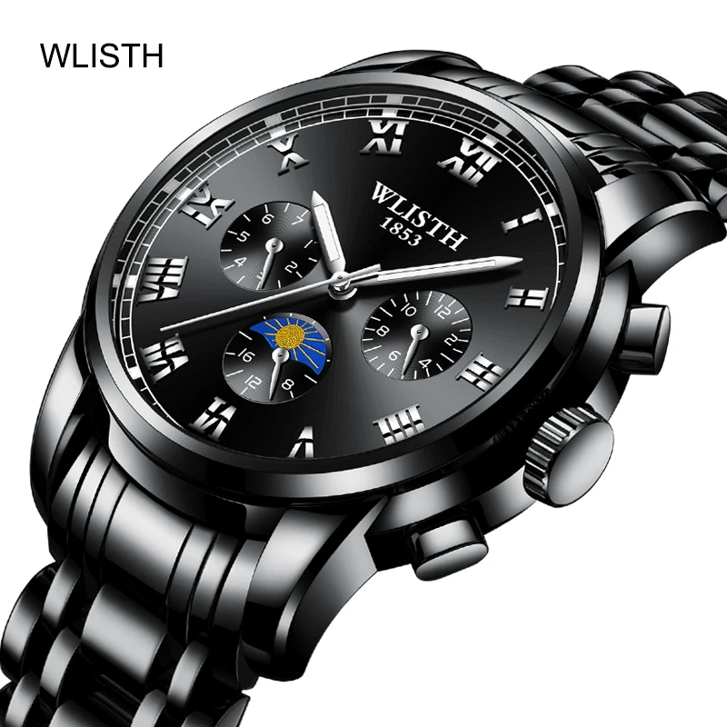 New Business Steel Band Men'S Watches Multifunctional Fashion Big Dial Waterproof Luminous Watch For Men Wristwatch
New Business Steel Band Men'S Watches Multifunctional Fashion Big Dial Waterproof Luminous Watch For Men Wristwatch