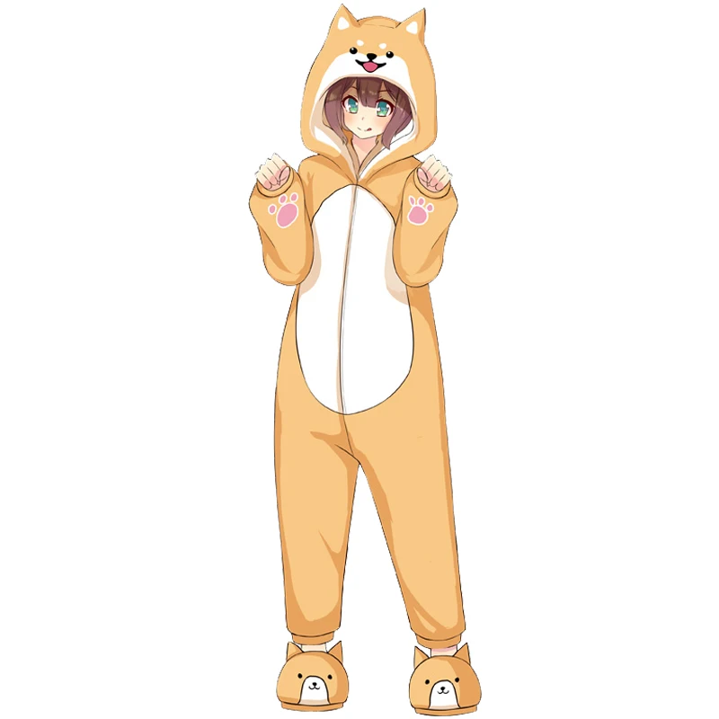 Shiba Inu Anime Hooded Pajamas Unisex Flannel Sleepwear Rompers Halloween Cosplay Costume Jumpsuits Peripheral Home Nightwear 
Shiba Inu Anime Hooded Pajamas Unisex Flannel Sleepwear Rompers Halloween Cosplay Costume Jumpsuits Peripheral Home Nightwear