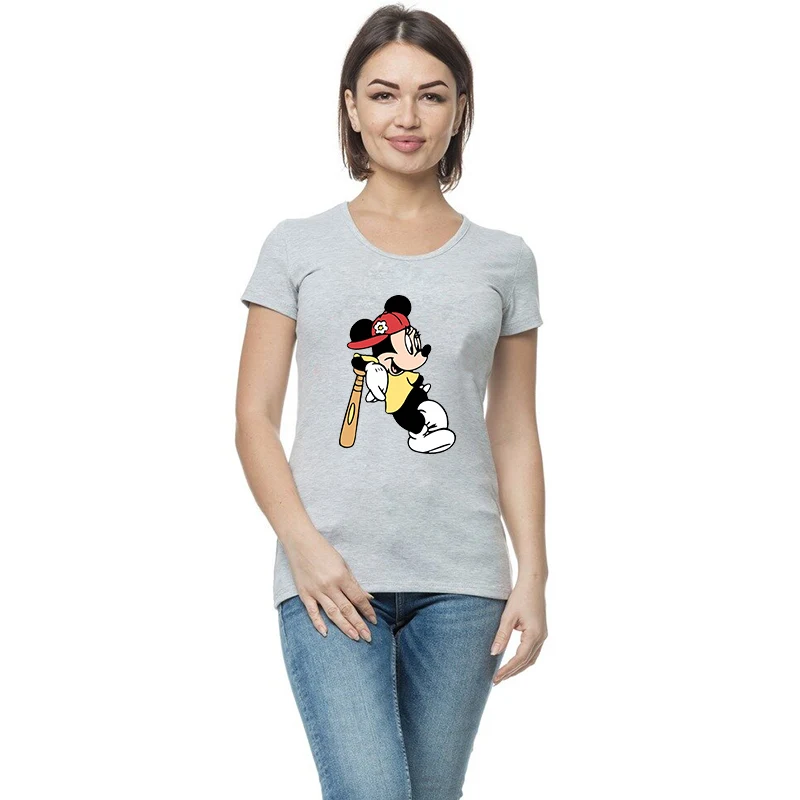 Disney Baseball Sport T Shirt Women Cartoon Mickey Mouse Print Short Sleeve T-shirts Harajuku Tops Ladies New Fashion Casual Tee
Disney Baseball Sport T Shirt Women Cartoon Mickey Mouse Print Short Sleeve T-shirts Harajuku Tops Ladies New Fashion Casual Tee