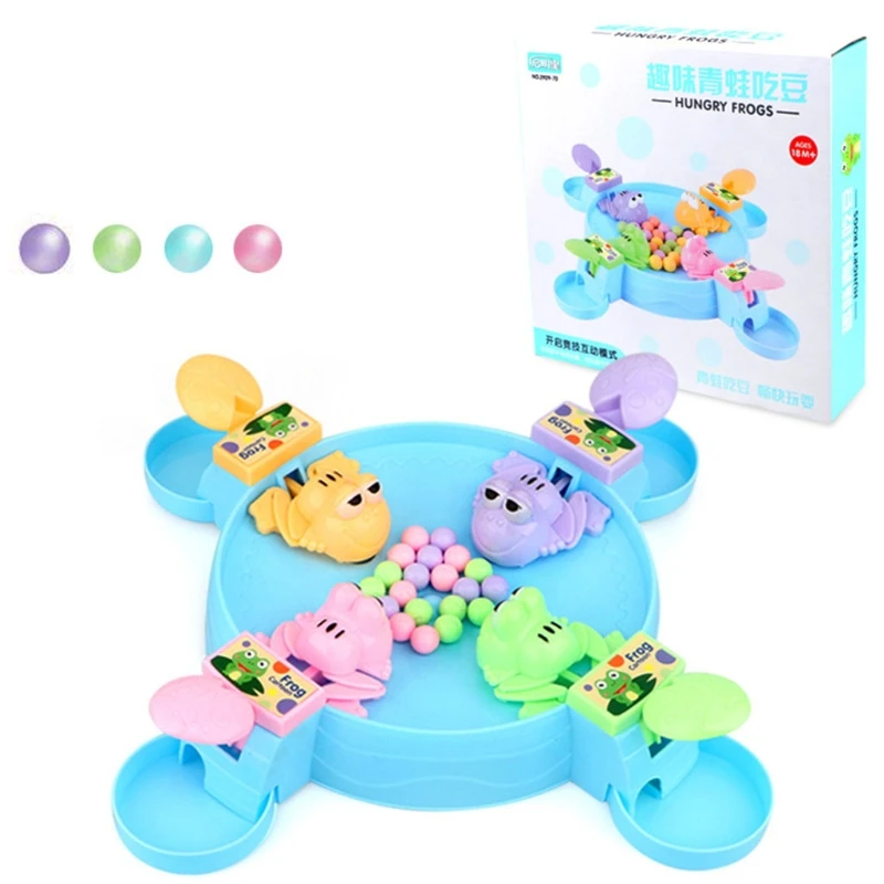 1Set Colorful Bead Board Game Competition Game Board Hungry Frog Eating Beans Toy Set Tabletop Board Interactive Toy
1Set Colorful Bead Board Game Competition Game Board Hungry Frog Eating Beans Toy Set Tabletop Board Interactive Toy