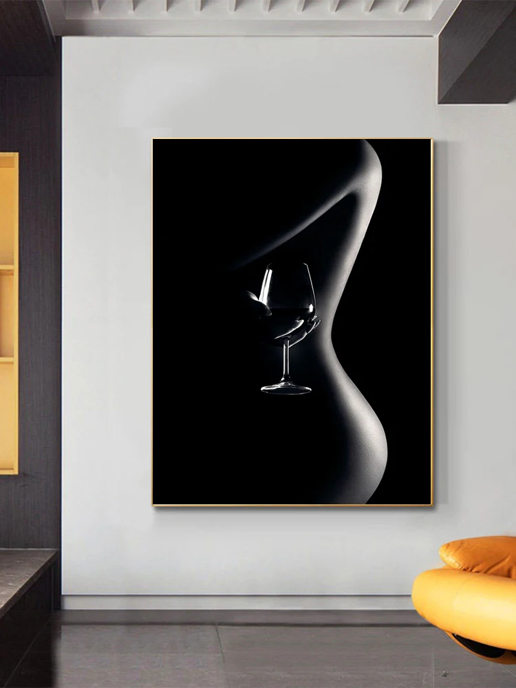 Canvas Painting Nude Woman Poster Print Modern Black White Sexy Woman Wall Art Picture Nordic Living Room Home bedroom Decor
Canvas Painting Nude Woman Poster Print Modern Black White Sexy Woman Wall Art Picture Nordic Living Room Home bedroom Decor