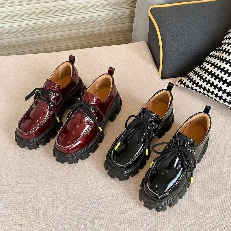 Vichelo Hot limited customization large size genuine leather round toe thick bottom British style beauty lady casual pumps L24
Vichelo Hot limited customization large size genuine leather round toe thick bottom British style beauty lady casual pumps L24