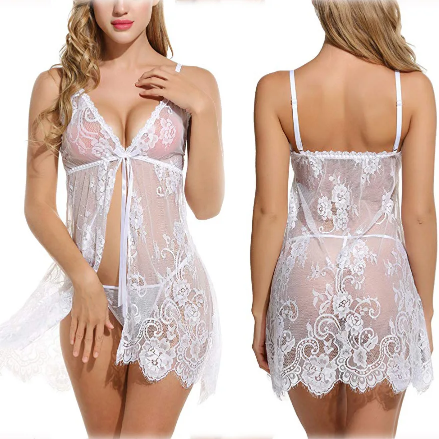 European and American new style sexy lingerie, sexy eyelash sling, women's nightdress sexy suit sexy costume
European and American new style sexy lingerie, sexy eyelash sling, women's nightdress sexy suit sexy costume
