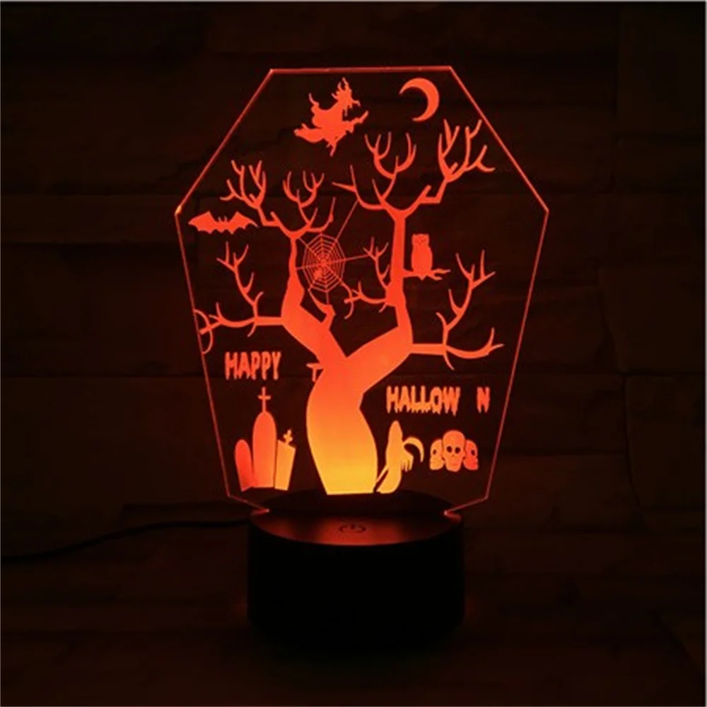 Halloween Decoration Lights Led Night Light 3D Illusion Table Lamp Nightlight Child Bedroom Night Lamp Christmas Lights for Home
Halloween Decoration Lights Led Night Light 3D Illusion Table Lamp Nightlight Child Bedroom Night Lamp Christmas Lights for Home