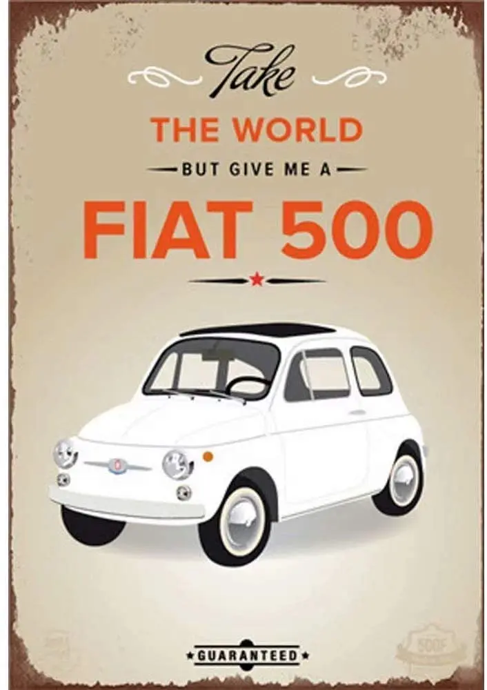 Металлические настенные жестяные знаки Liu Beishan Fiat 500 Предупреждение животные, Забавный ресторанный бандаж для бара, новинка, свадьба, день ро...
Металлические настенные жестяные знаки Liu Beishan Fiat 500 Предупреждение животные, Забавный ресторанный бандаж для бара, новинка, свадьба, день ро...