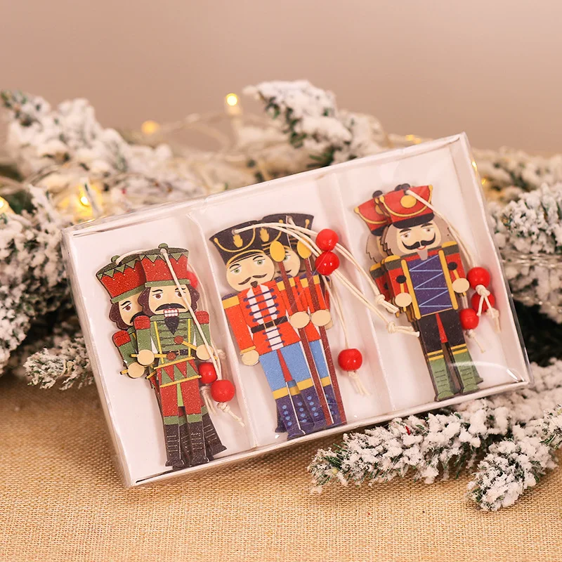 9Pcs Wooden Nutcracker Soldier Pendants Christmas Ornaments Christmas Home Decoration Christmas Tree Toys Kerst New Year 2022
9Pcs Wooden Nutcracker Soldier Pendants Christmas Ornaments Christmas Home Decoration Christmas Tree Toys Kerst New Year 2022