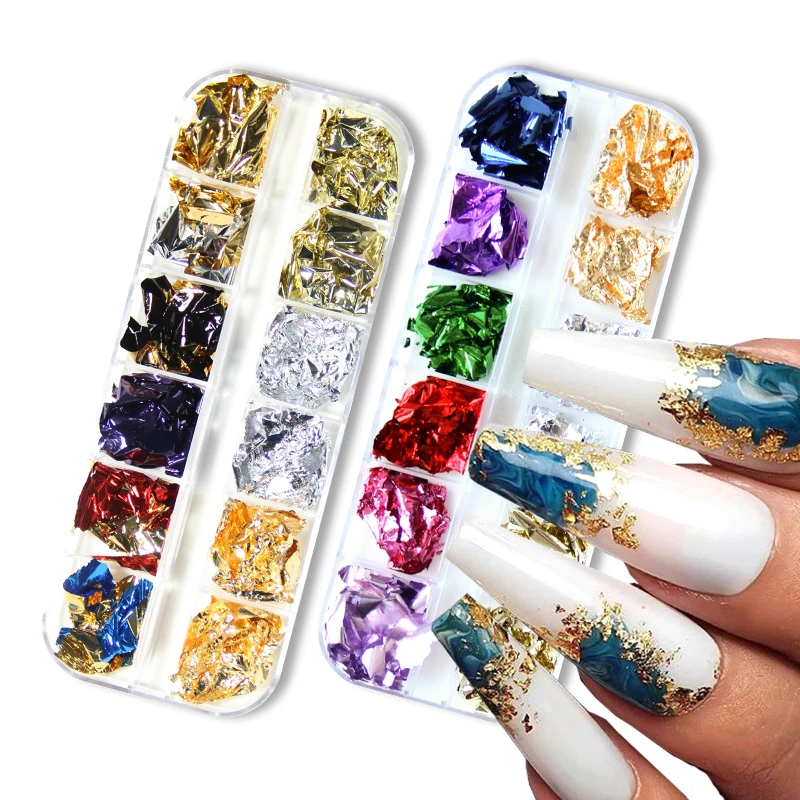 1 Case Gold Aluminum Flakes Nail Art Glitter Paillette Sequins Irregular Pigment Gold Foil Paper Flakes Chrome Nail Decorations
1 Case Gold Aluminum Flakes Nail Art Glitter Paillette Sequins Irregular Pigment Gold Foil Paper Flakes Chrome Nail Decorations