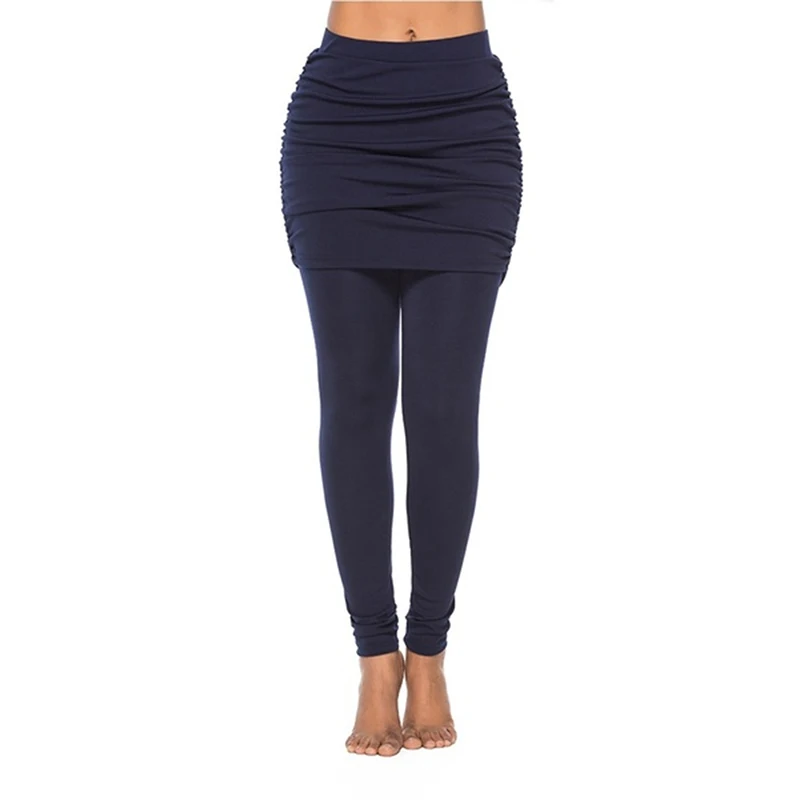 Fake Two Piece Leggings Pants Slim Leggings Women Pants Pantalon Pack Hip Pleated Skirt Ladies Solid Color Bag Hip Side Trousers
Fake Two Piece Leggings Pants Slim Leggings Women Pants Pantalon Pack Hip Pleated Skirt Ladies Solid Color Bag Hip Side Trousers