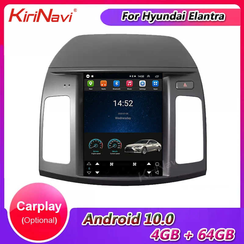 Автомобильное радио KiriNavi 10,4 дюйма в стиле Tesla с вертикальным экраном Android 10,0 для Hyundai Elantra, автомобильный мультимедийный плеер, стерео 4G 2008-2016
Автомобильное радио KiriNavi 10,4 дюйма в стиле Tesla с вертикальным экраном Android 10,0 для Hyundai Elantra, автомобильный мультимедийный плеер, стерео 4G 2008-2016