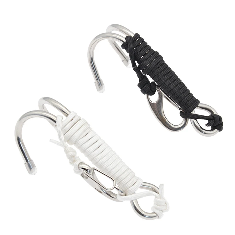 KEEP DIVING Reef Drift Hook Stainless Steel Double Diving Hook with Line for Photography Safety Equipment
KEEP DIVING Reef Drift Hook Stainless Steel Double Diving Hook with Line for Photography Safety Equipment