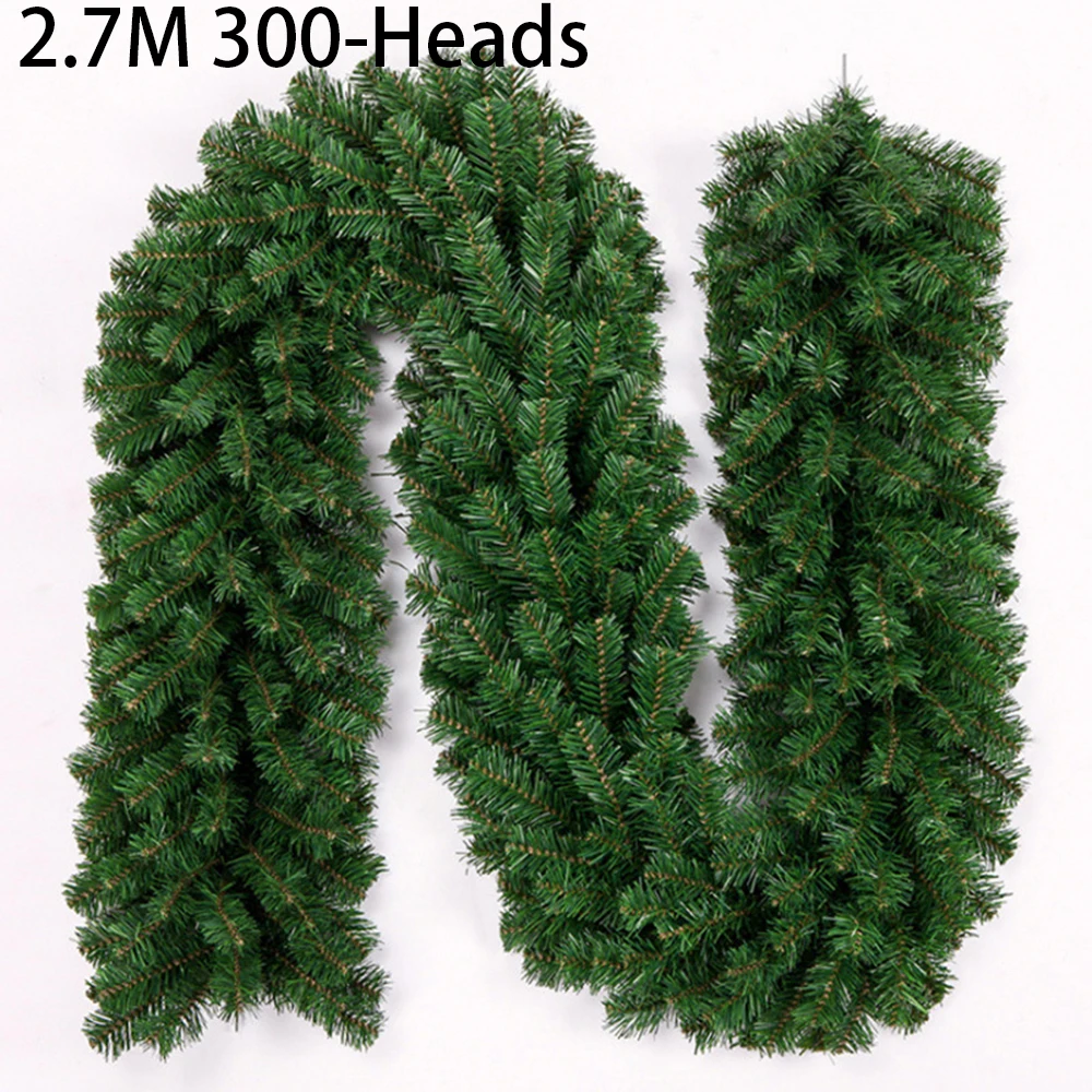 2.7M PVC Artificial Green Christmas Garland Wreath Xmas Home Party Christmas Decor Pine Tree Rattan Hanging Ornament 2022
2.7M PVC Artificial Green Christmas Garland Wreath Xmas Home Party Christmas Decor Pine Tree Rattan Hanging Ornament 2022